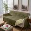 Sage and Olive Reversible Quilted Sofa Protector