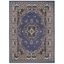 Country Blue 36" x 22" Synthetic Stain-Resistant Area Rug