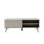 Altus 43" Gray Gloss Wood Coffee Table with Storage