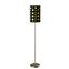 Arcadian 66" Black and Green Steel Novelty Floor Lamp