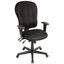 ErgoFlex 40.5" Navy and Black Adjustable Task Chair with Fabric Upholstery