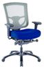 Adjustable 39.8'' Blue Mesh-Back Task Chair with Swivel