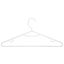 White Recycled Plastic Suit Hangers, 60-Pack