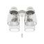 White Glass Four-Light Ceiling Fan Accessory Kit