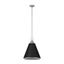 Klein 16" Brushed Nickel Modern Pendant Light