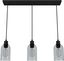 Lochemeade Natural Iron 3-Light Linear Pendant Cluster