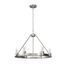 Brushed Nickel 24" Round Drum Chandelier