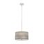 Solhaven 14" Light Grey Oak Drum Pendant Light