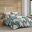 Full Aqua Cotton Reversible Comforter Set