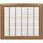 Imperial Brown Heavy Gauge Steel 8" x 10" Floor Grille