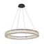 Monroe Black Chrome Crystal LED Pendant Light