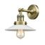 Franklin Restoration Halophane 8" Antique Brass Dimmable Wall Sconce