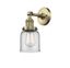 Antique Brass Dimmable Small Bell Sconce