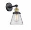 Black Brass Dimmable Adjustable Wall Sconce