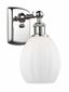 Ballston Sleek 12" Chrome Dimmable Direct-Wired Sconce