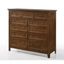 San Mateo Tuscan Brown 11-Drawer Gentlemen's Chest