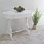 Antique White Queen Anne-Inspired Hardwood Writing Desk with Drawers