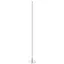 Iris 59.5" Chrome Polished Steel Modern Arc Floor Lamp