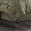 Santino Jade and Silver Sage Queen Comforter Set with Textured Accents