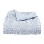 Powder Blue Woven Microfiber Queen Comforter Set