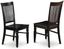 Weston High-Back Black Wooden Slat Armchair