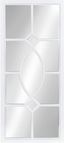 Cassat Full-Length White Windowpane Wall Accent Mirror