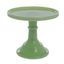 Jade Green 6" Glass Cake Stand