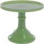 Jade Green 6" Glass Cake Stand