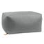 Leon Granite Outdoor Bean Bag Ottoman with Sunbrella Cover