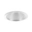 White Metal Contemporary Recessed Lighting Trim