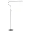 Julian Minimalist Arc 65.25" Black Matte Metal Floor Lamp