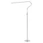 Arc 65.25" Polished Steel Touch Floor Lamp - Black