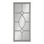 Rustic Gray Full Length Rectangular Windowpane Wall Mirror