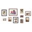 Classic Mid-Century Modern Walnut Wood Wall Frame Gallery Set