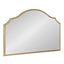 Leanna Scalloped Gold Full-Length Arch Wooden Mirror