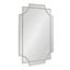 Elegant Transitional Silver Wood Full-Length Mirror, 39.35x28.25