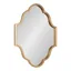 Gold Scalloped Iron Framed Wall Mirror, 18x24