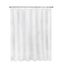 Geometric Frost Medium Weight PEVA Shower Curtain Liner 70" x 72"