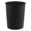 Kenney Black Plastic Waste Basket for Home or Office