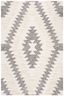 Kenya Tribal Artistry Black and Ivory Wool 8' x 10' Rug