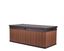 Darwin 100 Gallon Brown and Black Lockable Resin Deck Box