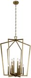 Elegant Polished Nickel 12-Light Cage Chandelier with Modern Flair