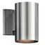 Brushed Aluminum Modern Cylinder Wall Sconce