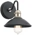 Clyde 7.5" Black Bronze Industrial Wall Sconce