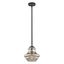 Everly 9.25" Mini Schoolhouse Pendant Light in Olde Bronze