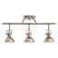 Modern Polished Nickel 3-Light Adjustable Ceiling Track