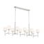 Elegant Ali 10-Light Polished Nickel Drum Chandelier