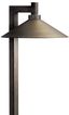 Centennial Brass LED Pathway Light with Pyramid Shade