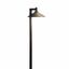 Transitional 26" Brass Pyramid LED Pathway Light in Antique Brass