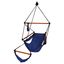 Midnight Blue Zero Gravity Hanging Lounger with Hardwood Dowels